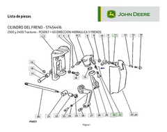 Resorte De Frenos Traseros John Deere 2300