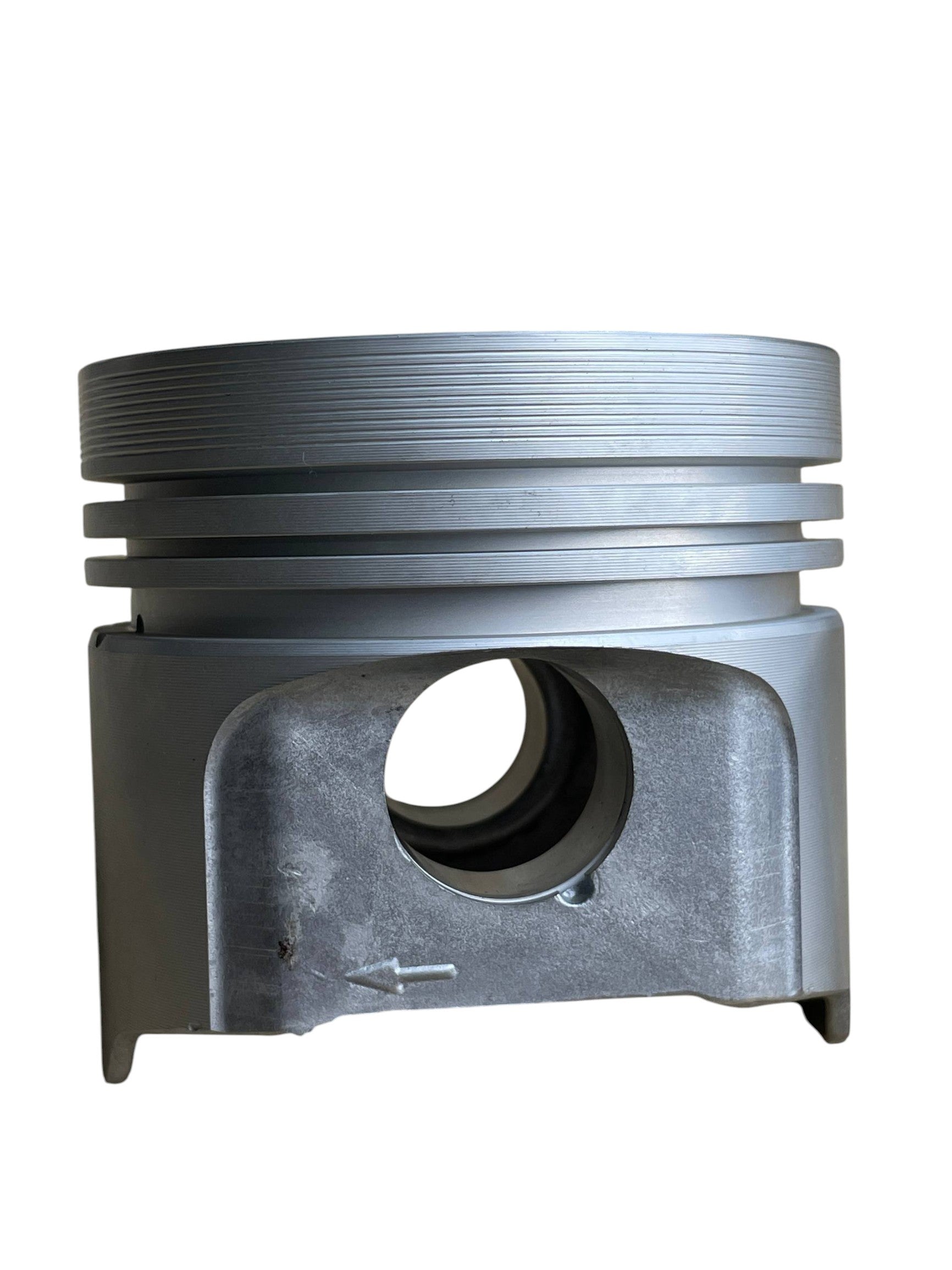 Conjunto de pistón de aluminio Innovaciones Industriales con ranuras para anillos y marca de dirección para motor