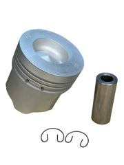Pistón de inyección directa para motor Kubota V2203 de Innovaciones Industriales con perno y clips de retención